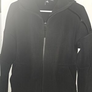 Adidas Black Full-Zip Hoodie